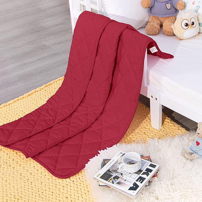 NTBAY Down Alternative Oversized Toddler Comforter, Super Soft and Warm Solid - Image 6