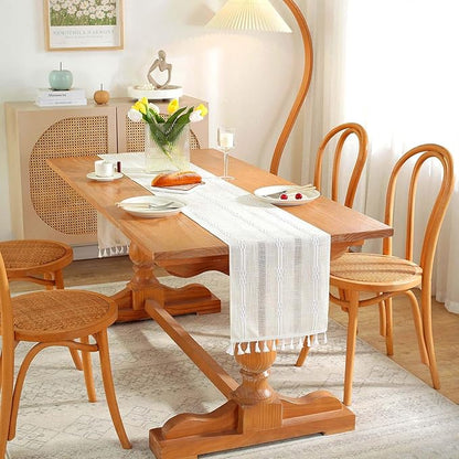 Farmhouse Table Runner, Rustic Cutout Table Runners - Image 6