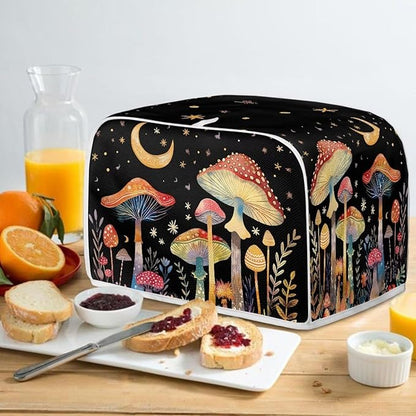 ZFRXIGN Mushroom Toaster Covers 2 Slice Toaster Dust Cover Moon Night Toaster - Image 4
