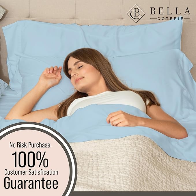 Bella Coterie Luxury Bamboo Viscose Twin XL Size Sheet Set | 100% Organically - Image 5