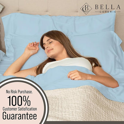 Bella Coterie Luxury Bamboo Viscose Twin XL Size Sheet Set | 100% Organically - Image 5