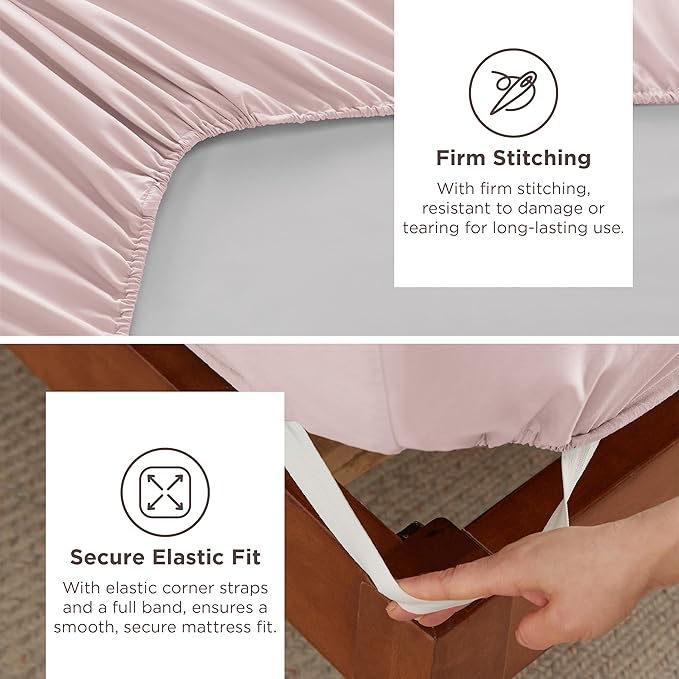 Bedsure Deep Pocket Queen Sheets Set - Image 4
