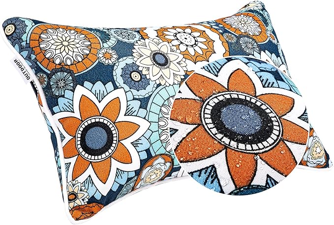 JMGBird 12×20 Inch Outdoor Lumbar Pillows Pack of 2 Waterproof Throw Pillows - Image 3