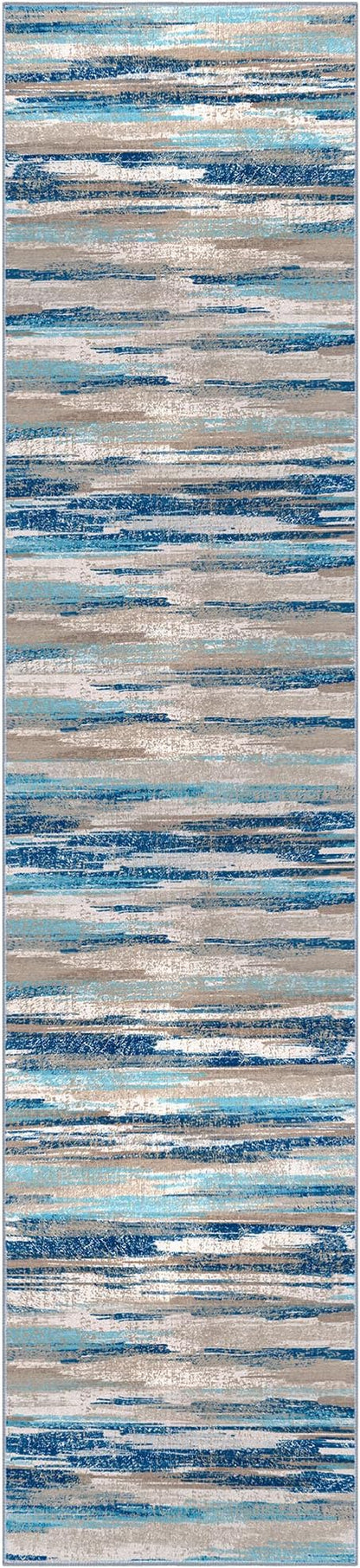 Modern Abstract Runner Rug 3x12 - Image 9
