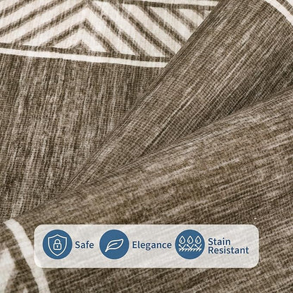 GarveeHome Modern Rugs for Living Room 8x10 Large Bordered Floor Mats - Image 3
