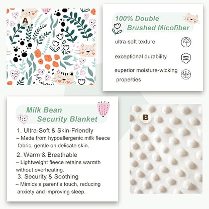 Viviland Toddler Nap Mat with Pillow and Minky Dot Blanket, Rolled Sleeping - Image 2