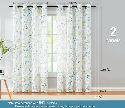 Treatmentex Branch Semi Sheer Curtains - Image 6