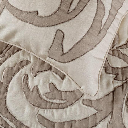 The HomeCentric Designer Ivory & Beige Full 68 x 18 inch Bed Runner Without - Image 3