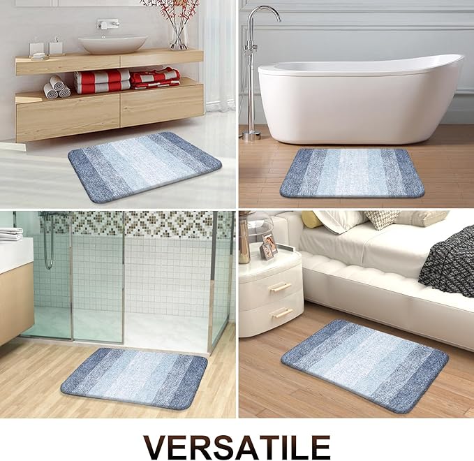 OLANLY Bathroom Rug Mat 30x20, Extra Soft and Absorbent Microfiber Bath Rugs - Image 7