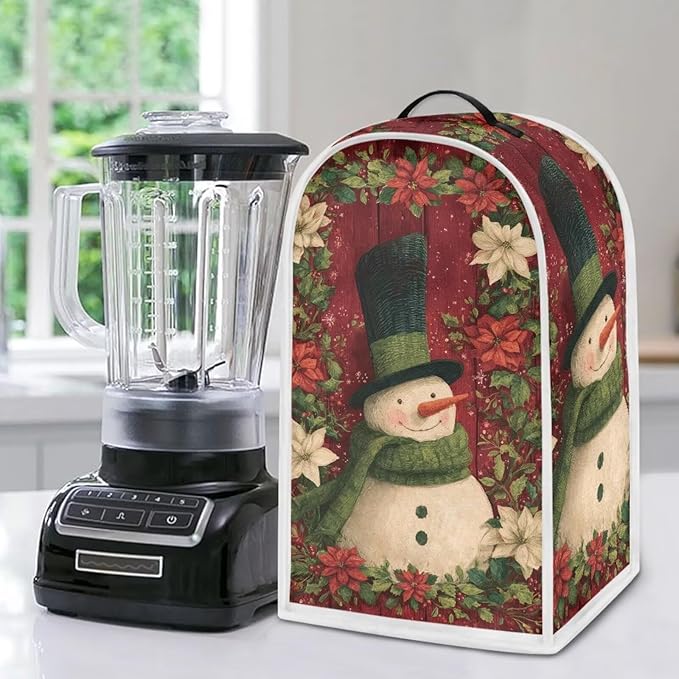 Snowman Blender Cover for Kitchen Resistance Food Processor Dust Cover - Image 4
