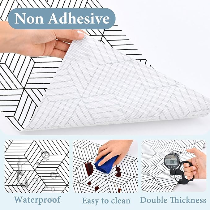 Shelf Liners for Kitchen Cabinets 17in x 20FT, Non Adhesive Cabinet Liner - Image 6