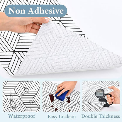 Shelf Liners for Kitchen Cabinets 17in x 20FT, Non Adhesive Cabinet Liner - Image 6