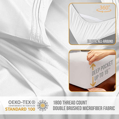 King Size Sheets Set Cooling - Image 2