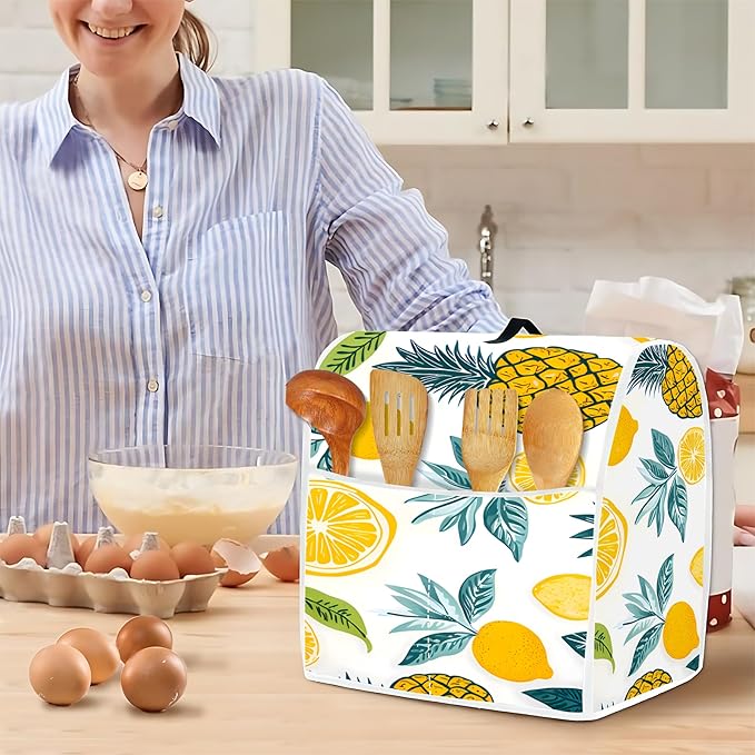 Mixer Dust Cover for 6-8 Qt Stand Mixer, Cloth Cover - Image 4