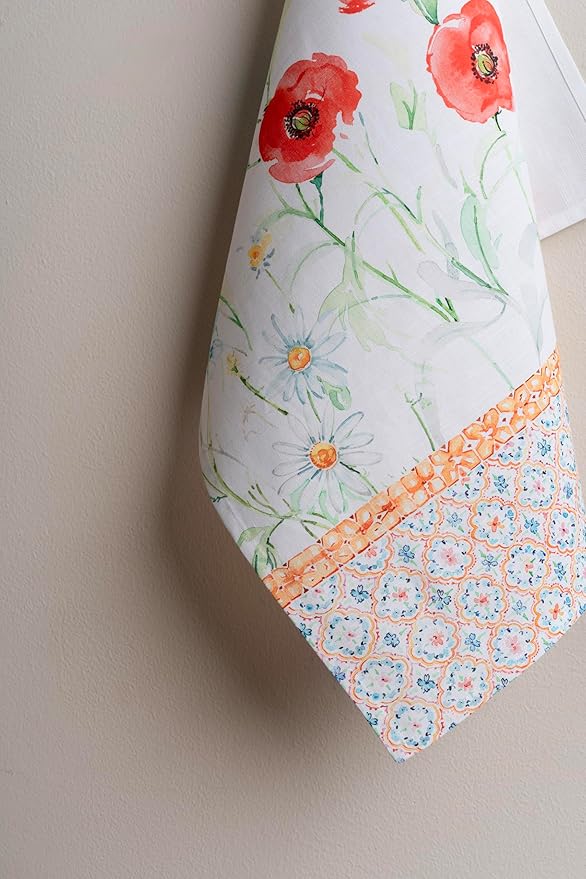 Maison d' Hermine Kitchen Towels Set of 2 100% Cotton 27.50" x 20" Reusable - Image 8