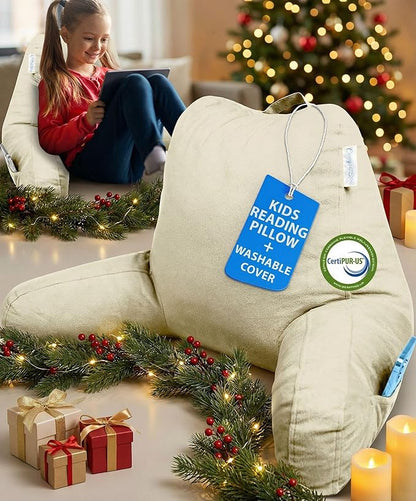 ComfortSpa Reading Pillow for Kids Teens Adult, Back Rest Pillow by ReadingPillow