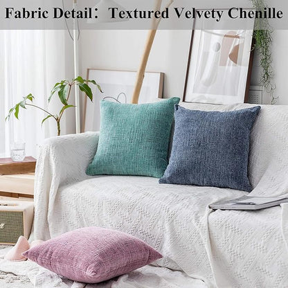 Home Brilliant Pink Throw Pillow Covers Super Soft Decorative Pillow Cases - Image 2