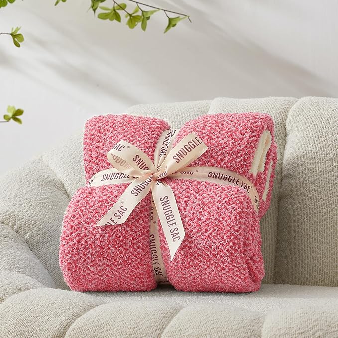 Snuggle Sac Hot Pink Throw Blanket by SnuggleSac