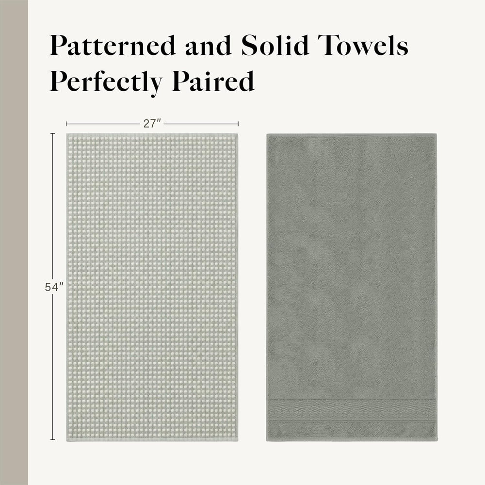 Modern Threads 6 Piece Bath Towel Set – Bathroom Towel Set with 2 Bath Towels...