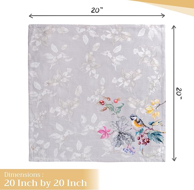 Maison d' Hermine Cloth Napkins Set of 4 100% Cotton - Image 4