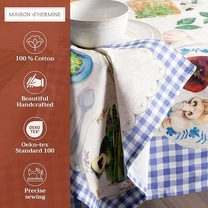 Maison d' Hermine Cloth Napkins Set of 4 100% Cotton Everyday Reusable Square - Image 2