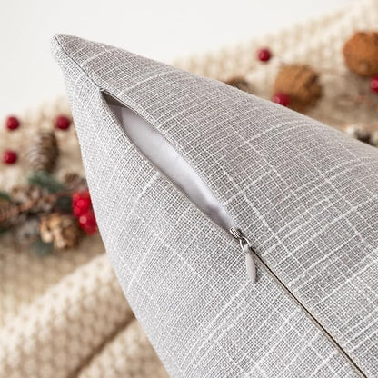 Kevin Textile Decor Pillow Cover Star Faux Linen Cushion Case - Image 3
