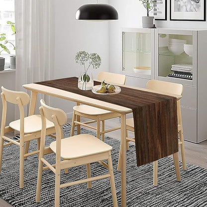 Wood Board Table Runner Farmhouse Rustic Wood Brown Barn Hardwood Kitchen - Image 4