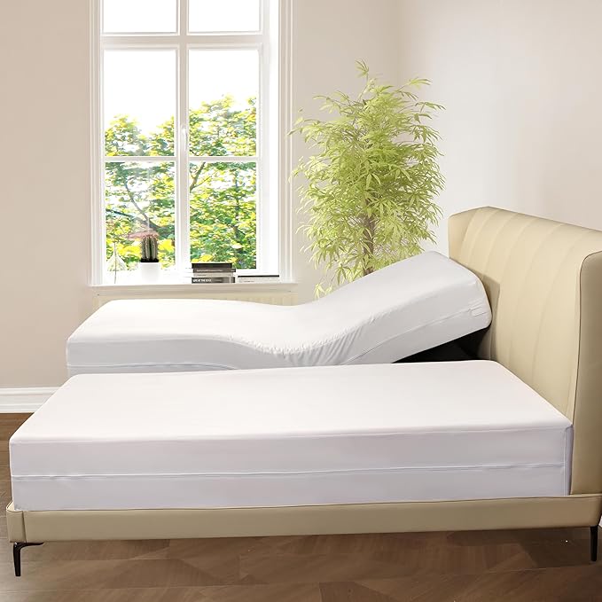 Split Queen Size Waterproof Mattress Pad - Image 7