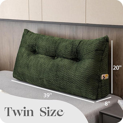 Large Bolster Triangular Headboard Wedge Backrest Positioning Support Bed Rest - Image 2