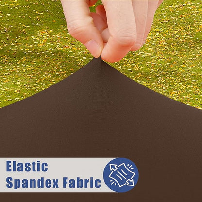 Round Spandex Tablecloth, Elastic Fitted Waterproof Tablecloths - Image 2