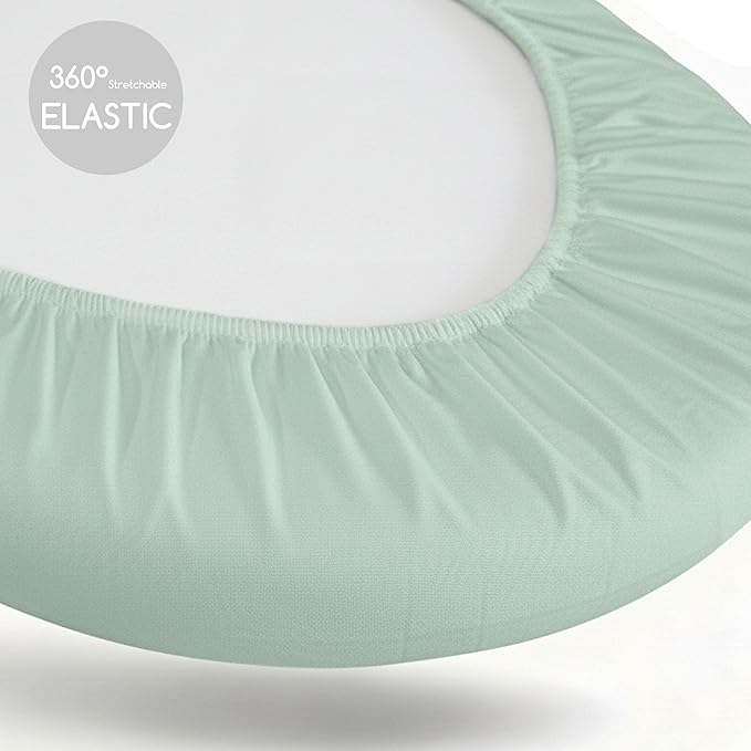 Baby Bassinet Sheets 3 Pack, Fitted Mattress Sheets - Image 6