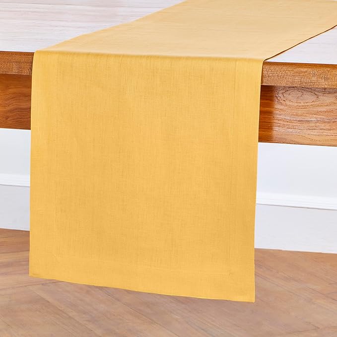 Solino Home Linen Table Runner 120 Inches Long - Image 2