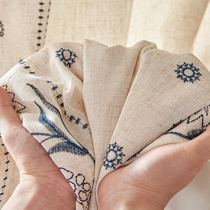 jinchan Winslow Lined Linen Curtains - Image 5