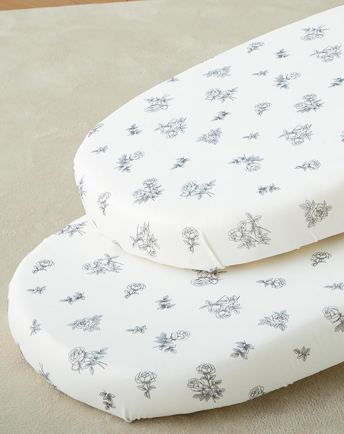 SDY Jersey Bassinet Sheets for Baby Boys and Girls, 32 "x 16 "x 4", 2 Pack by SDYSoftnessDefinedbyYou