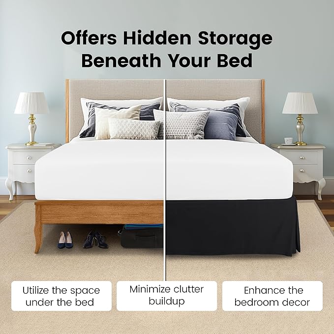 Utopia Bedding Twin Bed Skirt - Image 3