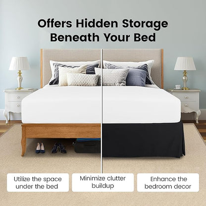 Utopia Bedding Twin Bed Skirt - Image 3
