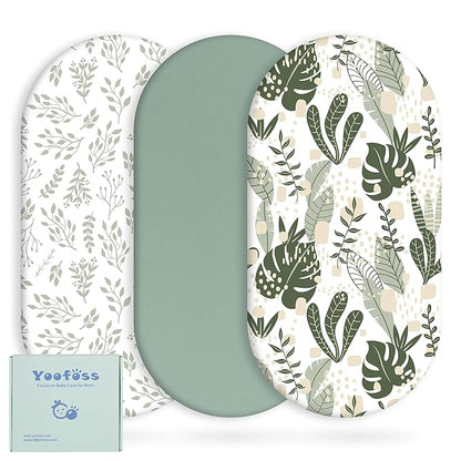 Yoofoss Bassinet Sheets for Baby, Baby Delight, Angelbliss, Soft Breathable by YOOFOSS