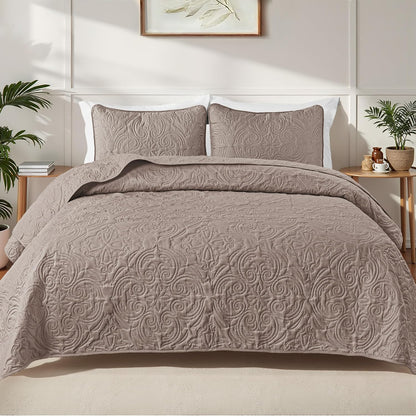 exclusivo mezcla 3 piece quilts queen size bedding, main product view