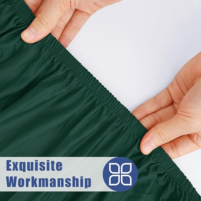 Round Spandex Tablecloth, Elastic Fitted Waterproof Tablecloths - Image 4