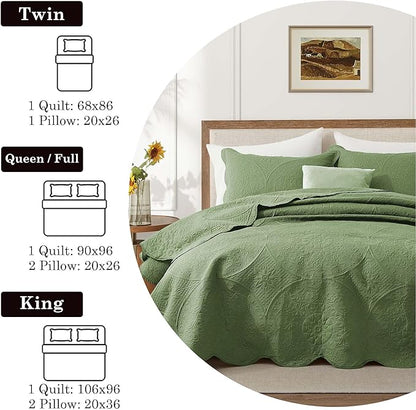 IR Imperial Rooms Twin Quilt Bedding Set Size + 1 Pillow Shams - Image 8