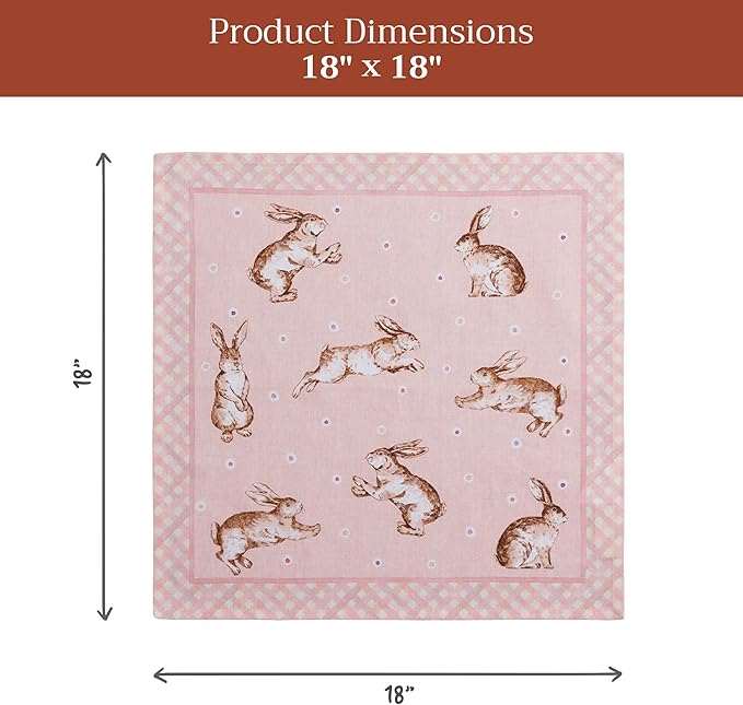 Maison d' Hermine Cloth Napkins Set of 4 100% Cotton Soft & Durable Everyday - Image 7
