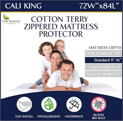 Zippered Waterproof Mattress Encasements by FourSeasonsEssentials