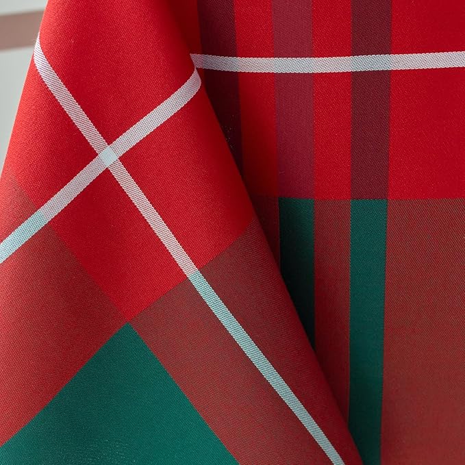 Benson Mills Heavyweight Yarn Dyed Engineered Woven Fabric Plaid Table Cloth - Image 3