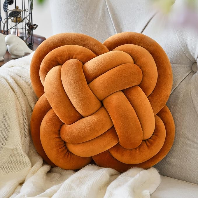 Xuyier Knot Pillow Ball, Decorative Throw Pillows by Xuyier