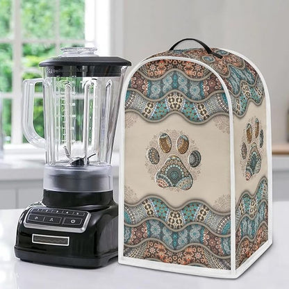 Talayituse Boho Paw Print Blender Dust Cover, Fingerprint Protection Cover - Image 5
