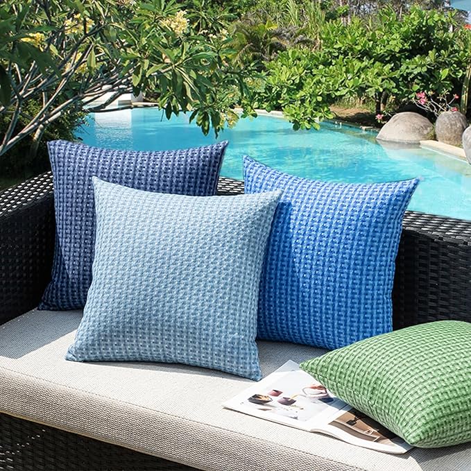 Kevin Textile Outdoor Waterproof Throw Pillow Covers Pack of 2 Farmhouse - Image 6