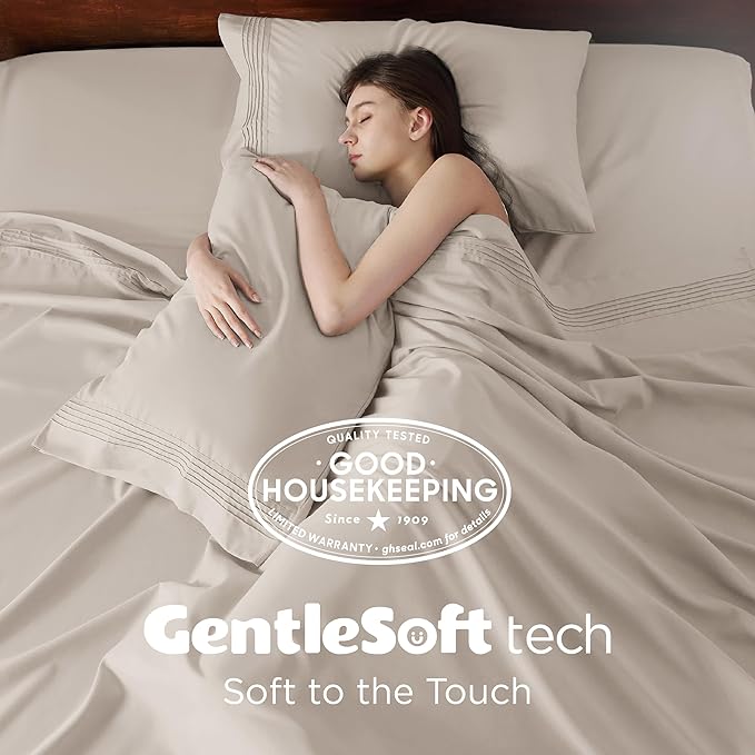Bedsure Deep Pocket Full Size Bed Sheets Set - Image 5