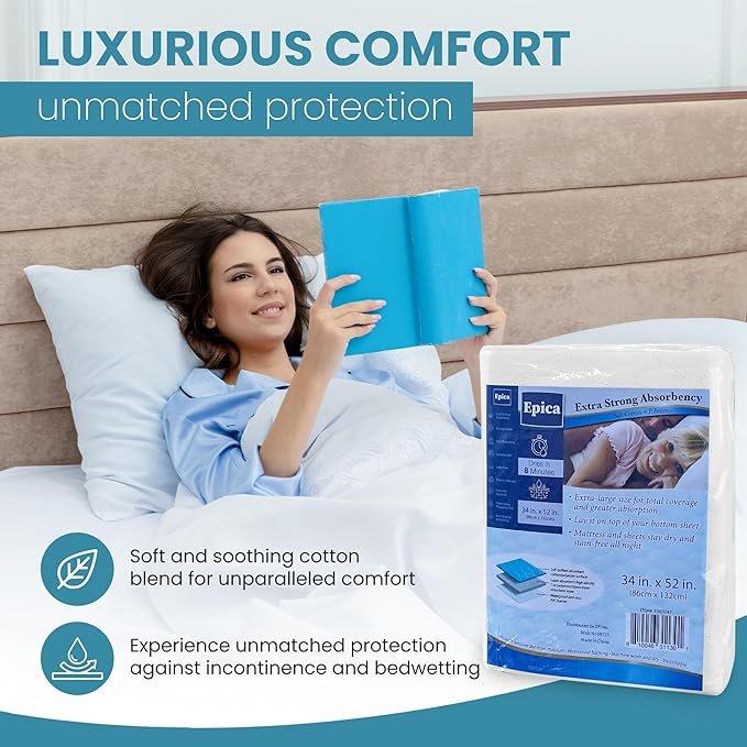 Epica Bed Pads Washable Waterproof - Image 6