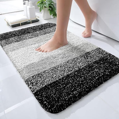 OLANLY Bathroom Rugs Mat 24x16, Extra Soft Absorbent Microfiber Bath Rugs by OLANLY