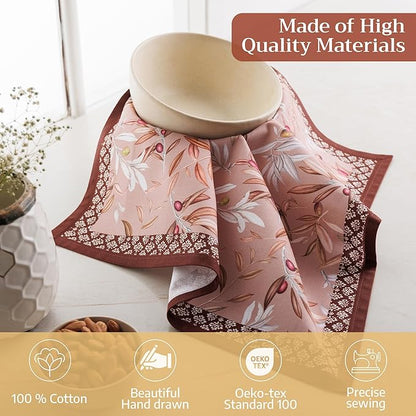 Maison d' Hermine Cloth Napkins Set of 4 100% Cotton Soft & Durable Everyday - Image 3